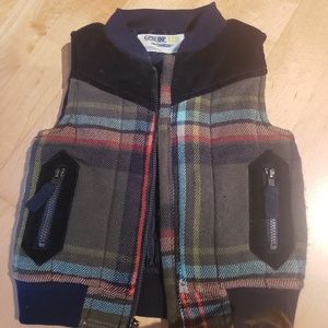 Oshkosh Quilted Plaid Vest